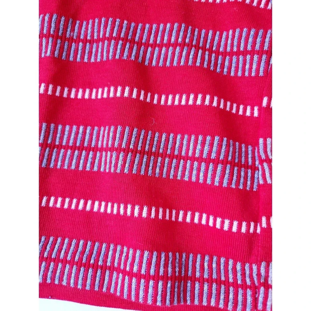 Kids Red Striped Long Sleeve Shirt Vintage Made In The‎ Usa Unisex Kidstuff 9 Mo
